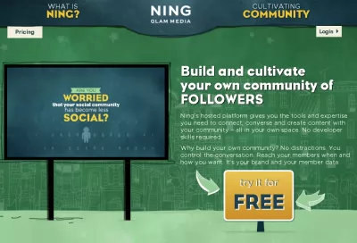 Ning: Re-Socializing People Via Custom Social Networks